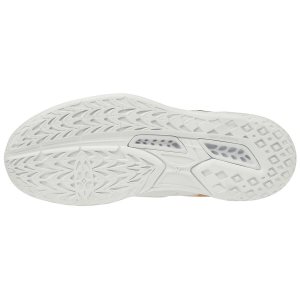 Mizuno Ghost Shadow Παπουτσια Χαντμπολ Γυναικεια - Ασπρα/Χρυσο Χρωμα